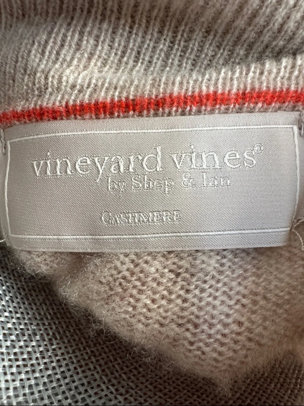 Vineyard Vines Cashmere Striped Polo Sweater - Picture 2 of 8